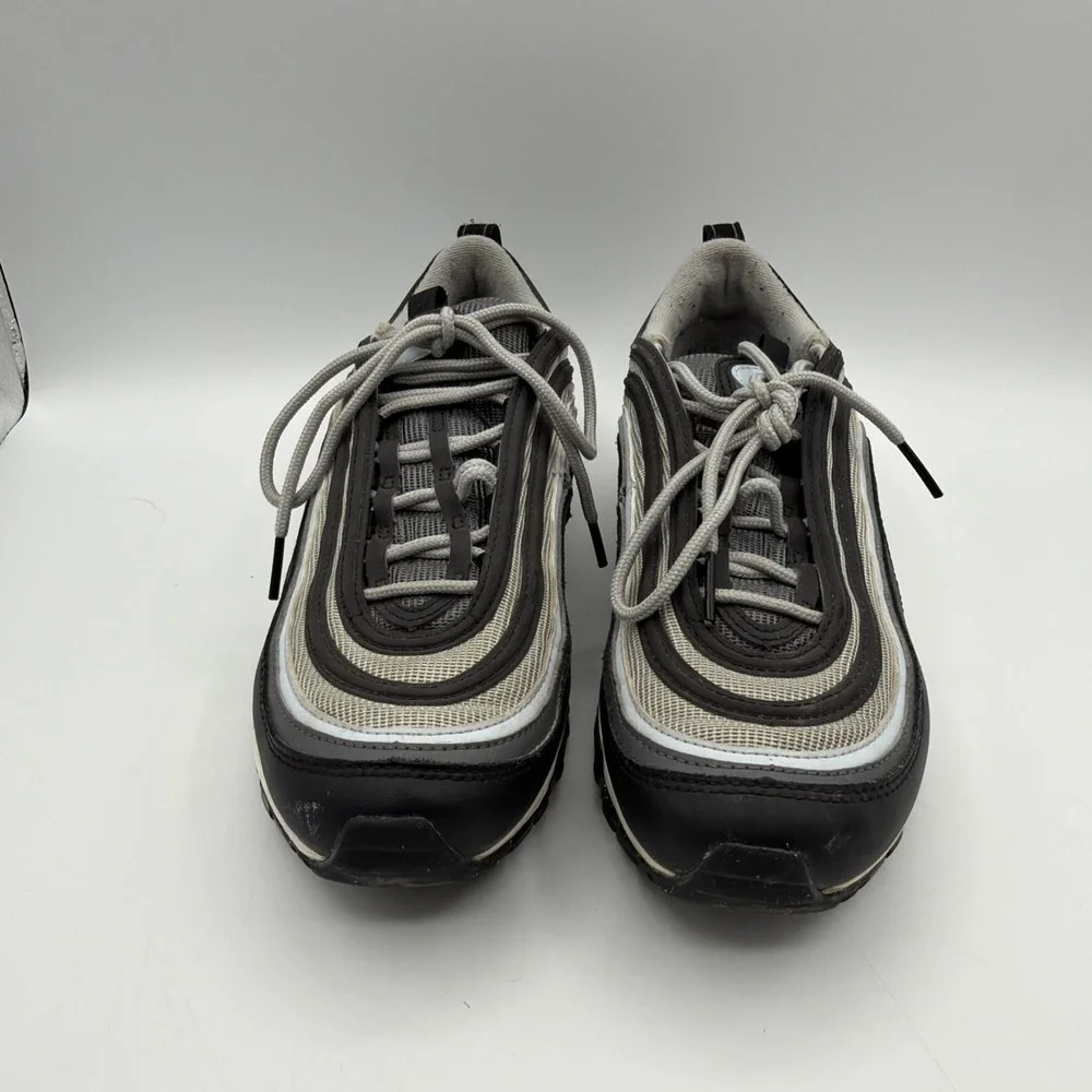 Nike Air Max 97 Shoes Youth Size 7Y Black Gray GS